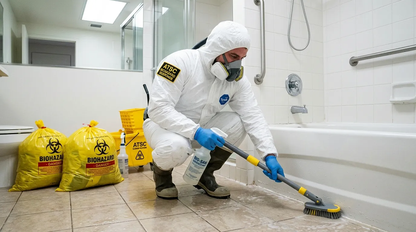 Decontamination equipment deployed for Blood Cleanup in Fraser